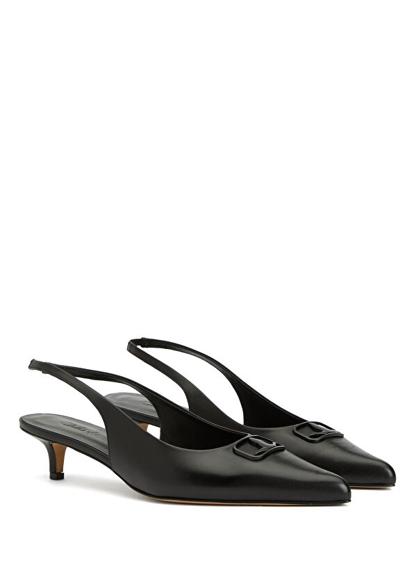 Beymen Club Black Leather Heels - 2