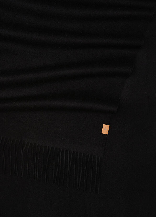 Beymen Club Siyah Kadın Kaşmir Karışımlı Yün Atkı - 2