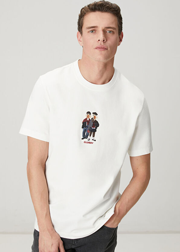 Beymen Club Relax Fit Clubby Beyaz T-shirt - 2