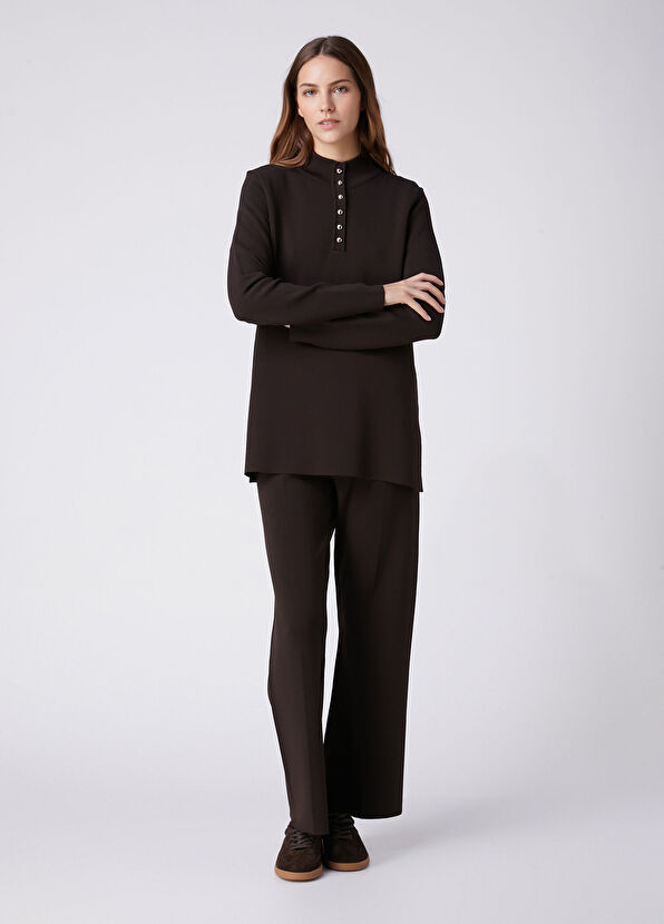 Beymen Club Brown Buttoned Sweater - 3