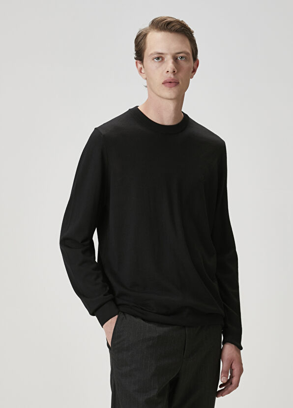 Beymen Club Siyah Basic Yün Kazak - 2