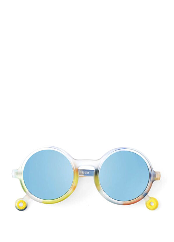 Olivio & Co Classic Round Junior Art Brush Unisex Kids Sunglasses - 2