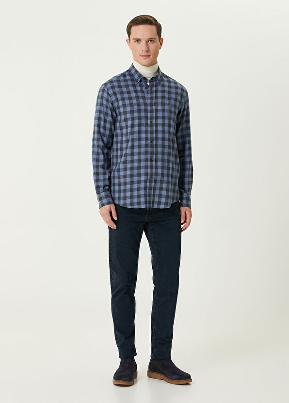 Beymen Club Comfort Fit Dark Blue Shirt - 3