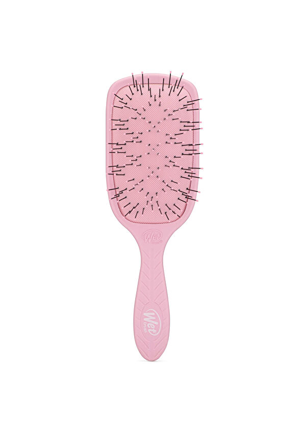 Wet Brush Go Green Paddle Detangler Pembe Kalın Telli Saçlar İçin Geniş Saç Fırçası  - 1