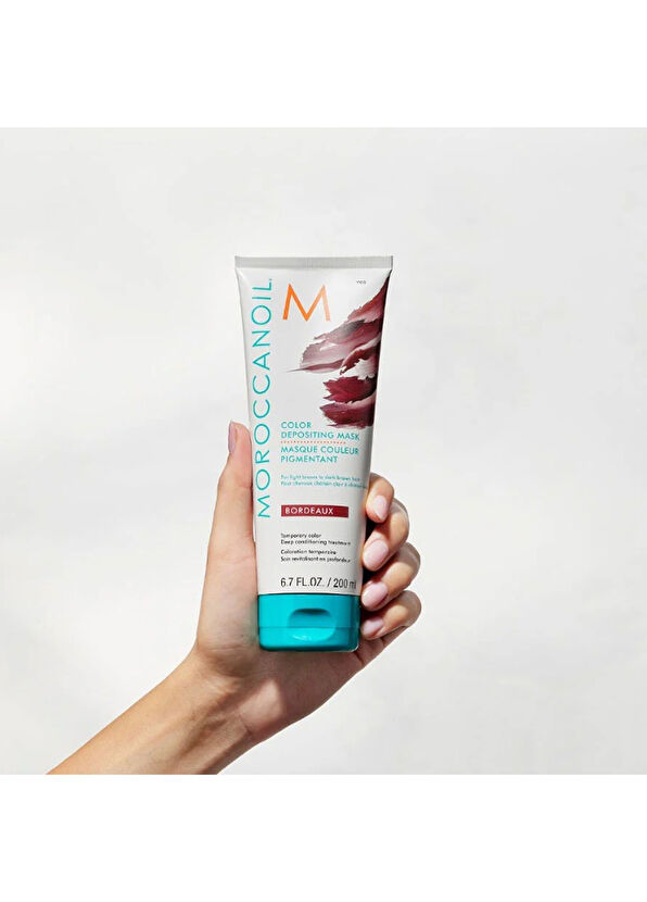 Moroccanoil Color Depositing Bordeaux Renk Tazeleyici Saç Maskesi 200 ml - 3
