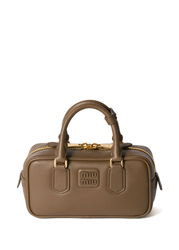 Miu Miu Arcadie Green Leather Women's Handbag - 1