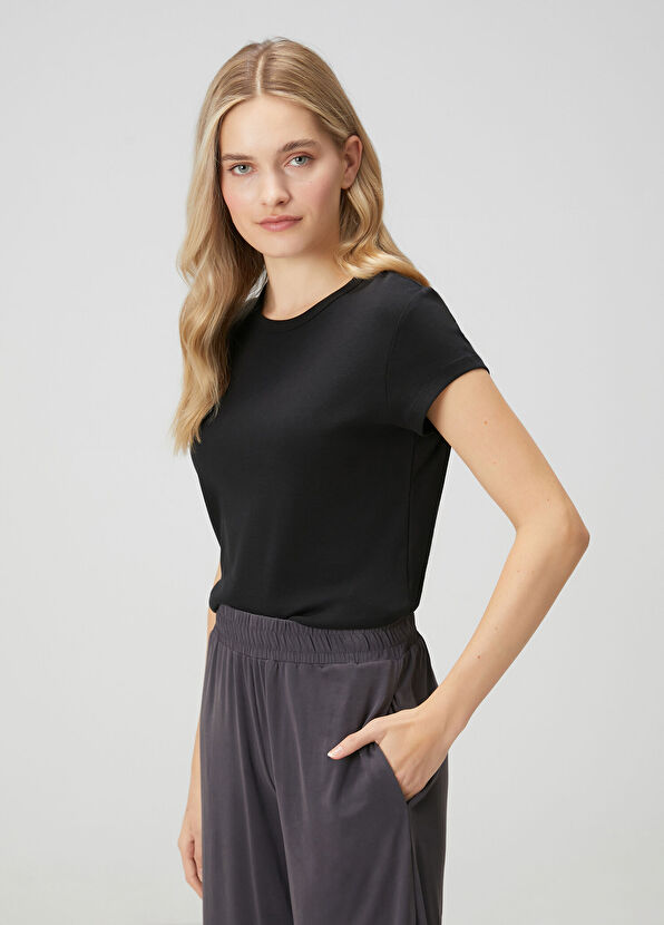 Beymen Club Siyah Basic T-shirt - 1