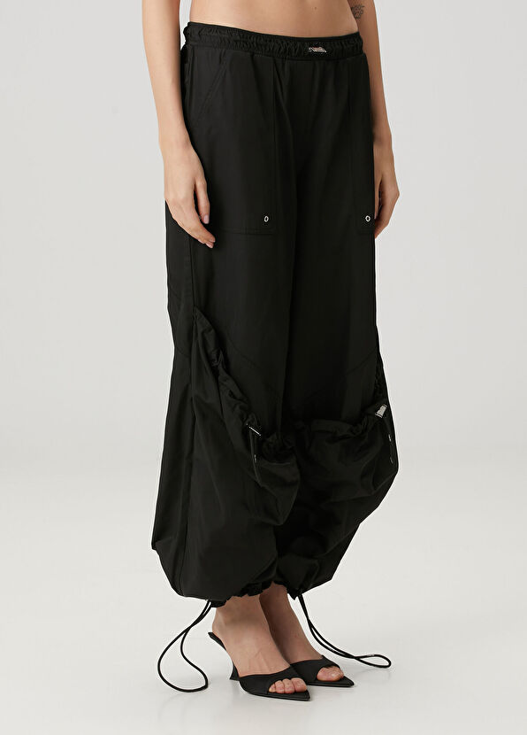 The Attico Siyah Kargo Pantolon - 2