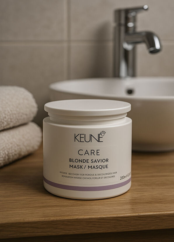 Keune Care Blonde Savior Onarıcı Saç Maskesi 200 ml - 4