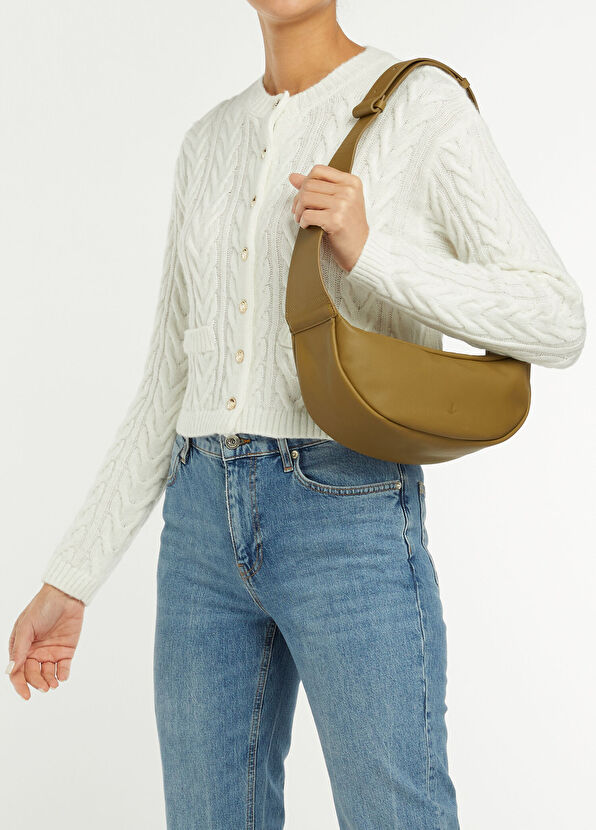 Beymen Club Khaki Women's Leather Bag - 2