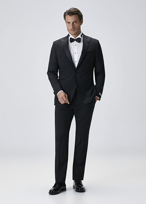 Beymen Collection Black Wool Tuxedo - 1