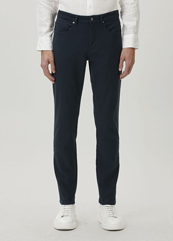 Beymen Club Navy Blue 5-Pocket Sports Trousers - 2