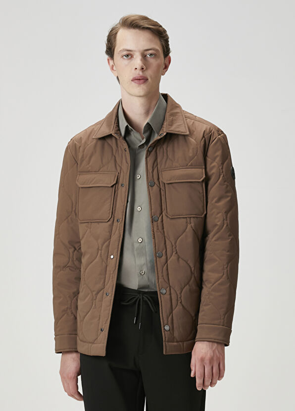 Beymen Club Camel Quilted Outer Shirt - 2
