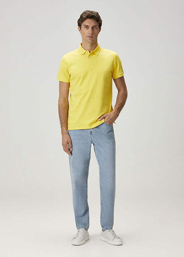Beymen Collection Sarı Polo Yaka T-shirt - 3
