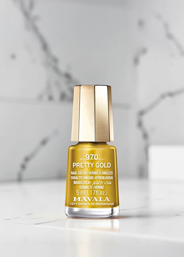 Mavala Mini Color Oje 970 Pretty Gold 5 ml - 2
