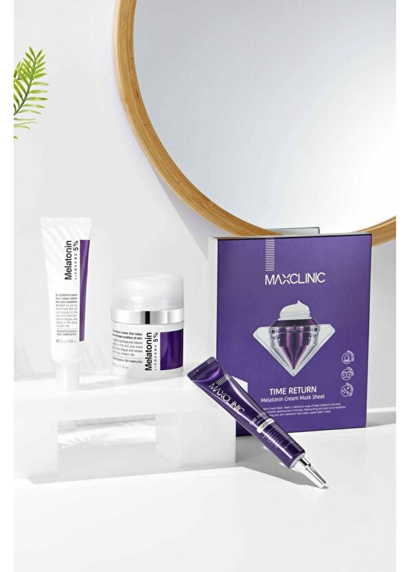 Maxclinic Time Return Cream Tube Yorgun Ciltler İçin Yaşlanma Karşıtı Besleyici Melatonin Gece Kremi 25 gr - 4