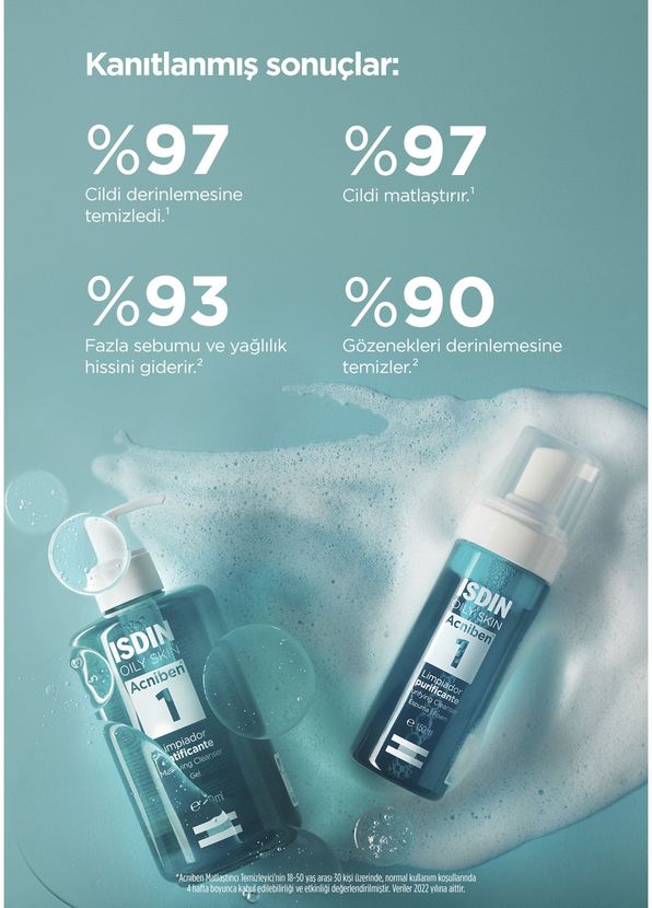 Isdin Acnıben Facial Cleanser Gel  Karma Yağlı Ciltler İçin Yüz ve Vücut Temizleme Jeli 400 ml - 4