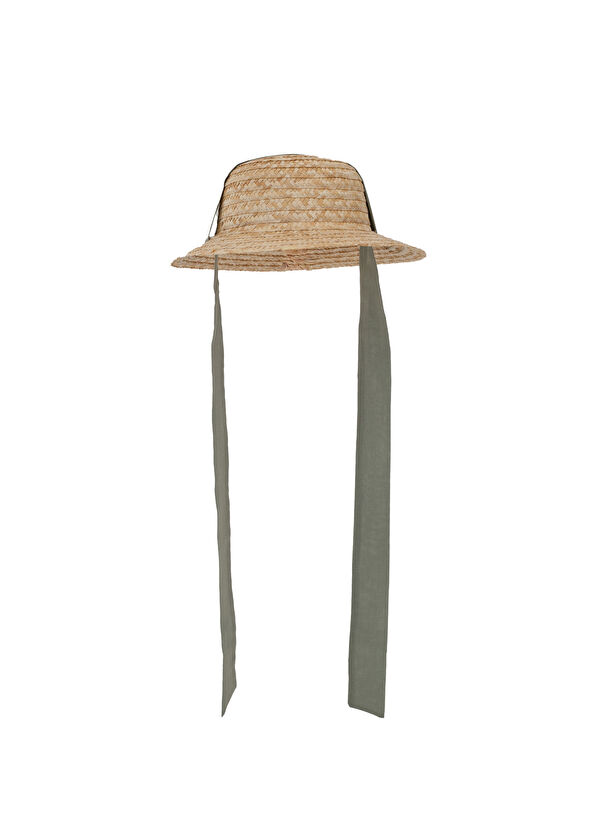 Resim Summer Mint Hasır Kız Çocuk Şapka 