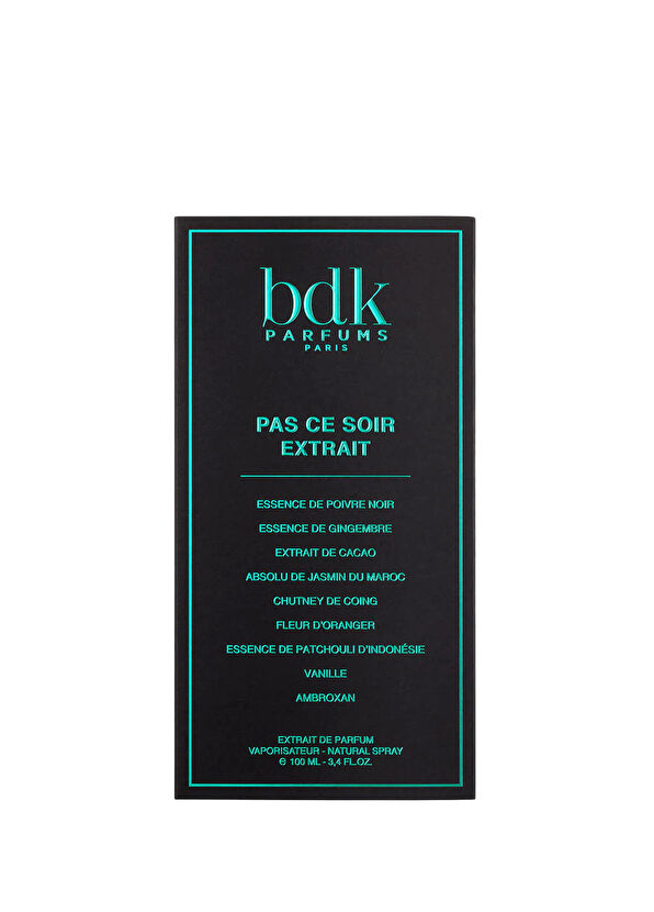 BDK Pas Ce Soir Extrait EDP 100 ml Unisex Parfüm - 4
