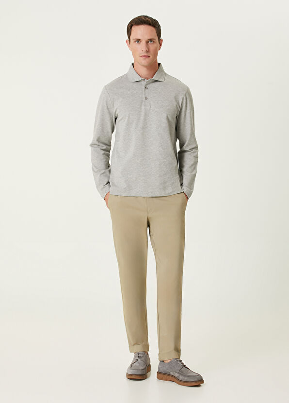 Beymen Club Dark Beige Chino Pants - 1