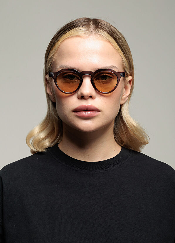 Eazy Füme Asetat Unisex Güneş Gözlüğü - Görsel 3