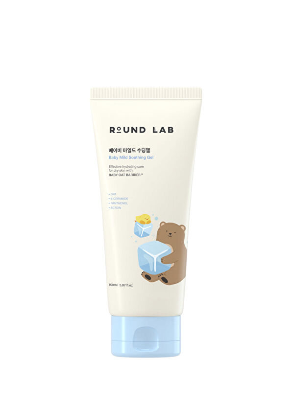 Round Lab Baby Mild Soothing Gel Bariyer Koruyucu ve Nemlendirici 5 Çeşit Seramidli Jel Yüz Kremi 150 ml - 1
