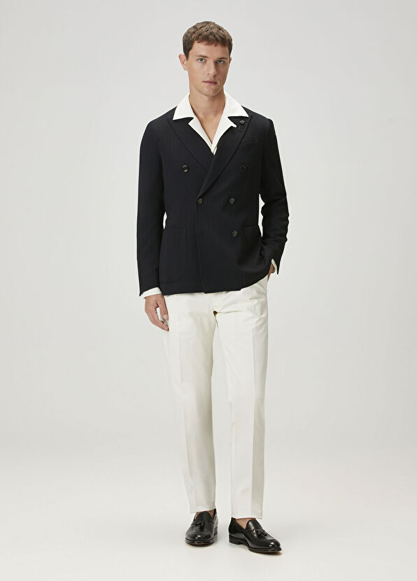 Lardini Bej Beli Kordonlu Pantolon - 1