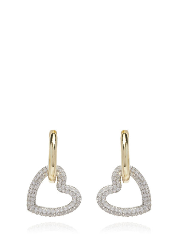 Beymen Club Silver Heart Women's Earrings - 2