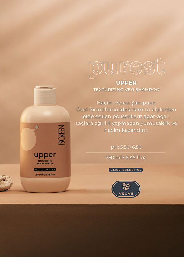 Screen Hair Care Upper Texturizing Hacim Veren Vegan Şampuan 250 ml - 2