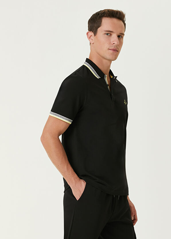Beymen Club Comfort Fit Siyah Polo Yaka T-shirt - 1