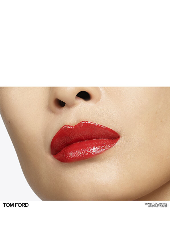 Tom Ford Slim Lip Color Shine Scarlet Rouge 9G - 4