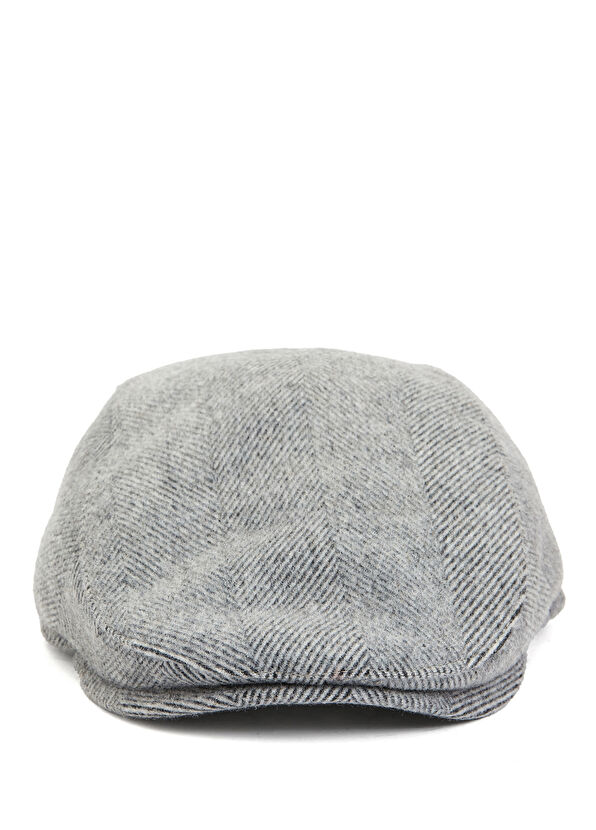 Beymen Club Açık Gri Erkek Yün Kasket Şapka - 2
