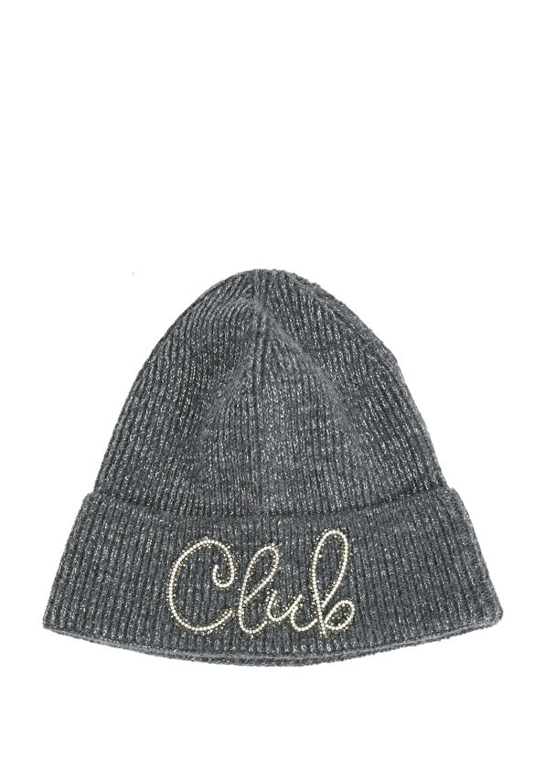 Beymen Club Anthracite Glittery Women's Knit Wool Beanie - 1