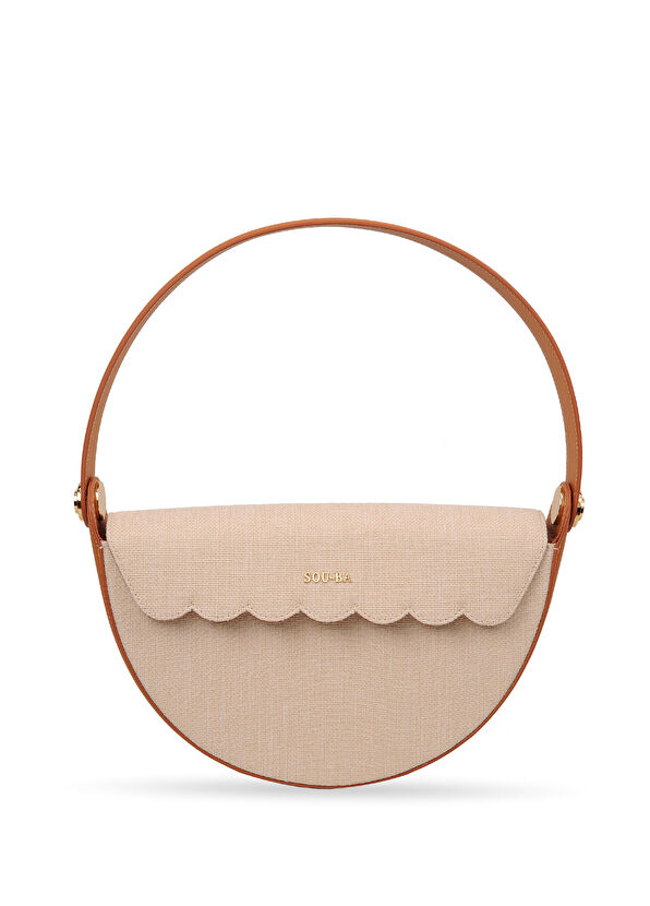 SOU-BA Pina Beige Shoulder Bag - 1