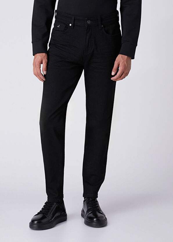 Beymen Club Slim Fit Dark Wash Black Lycra Jeans - 2