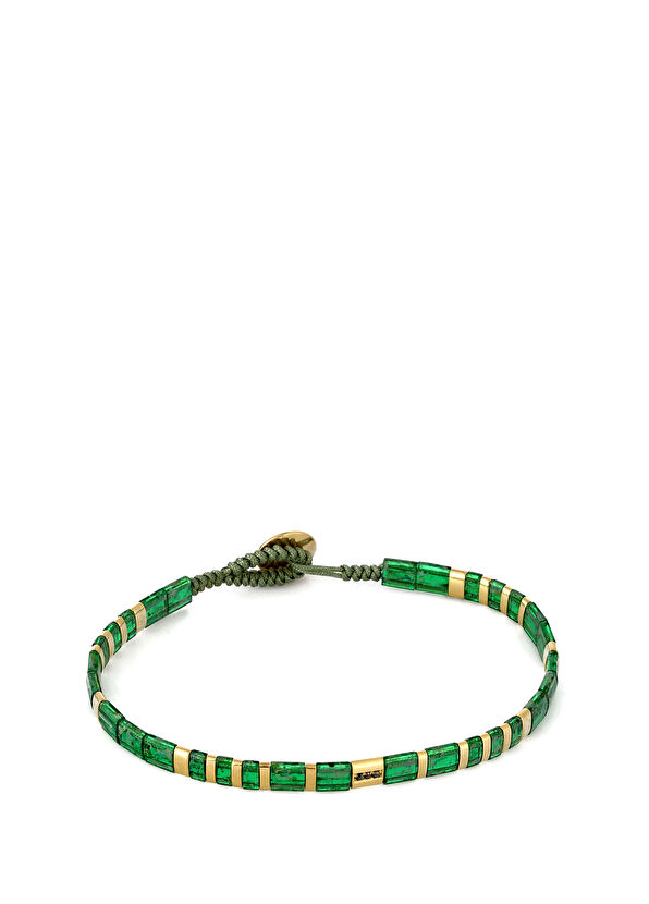 Boga Miyuki Erkek 14K Altın Bileklik - 2