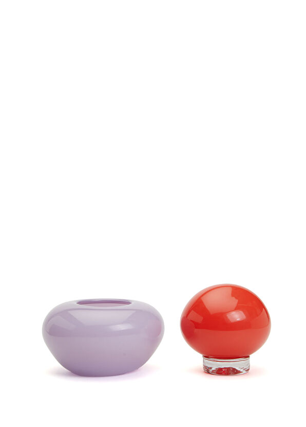 Helle Mardahl Bonbonniere Turuncu Mor Cam Obje - 2