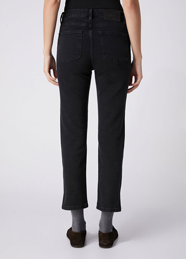 Beymen Club Slim Straight Fit Siyah Jean Pantolon - 4