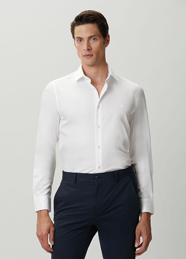 Beymen Club Slim Fit Beyaz Gömlek - 3