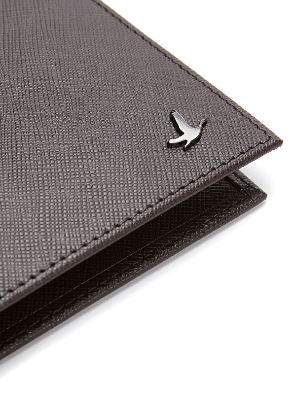 Beymen Club Kahverengi Logo Detaylı Erkek Deri Cüzdan - 4