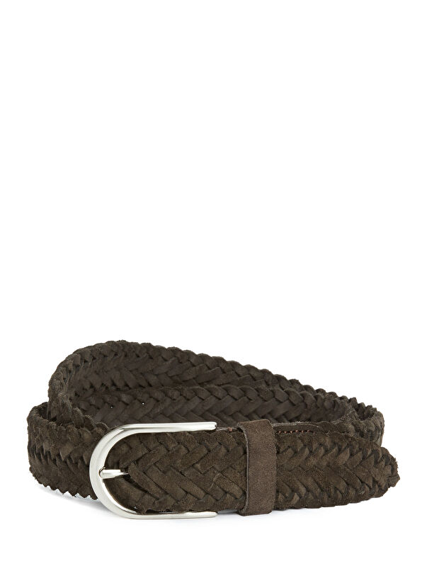 Beymen Club Brown Men's Suede Belt - 1