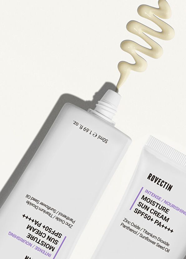Rovectin Intense Moisture Sun Cream SPF50+ PA++++ Pantenollü Mavi Işık Karşıtı Nemlendirici Güneş Kremi 50 ml - 2