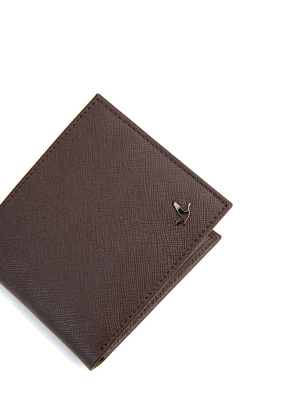 Beymen Club Kahverengi Logo Detaylı Erkek Deri Cüzdan - 4