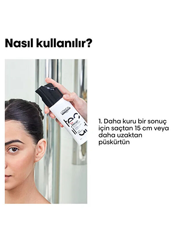 Loreal Professionnel Tecni Art Fix Design Bölgesel Tutuculuk İçin Sprey 200 ml - 3