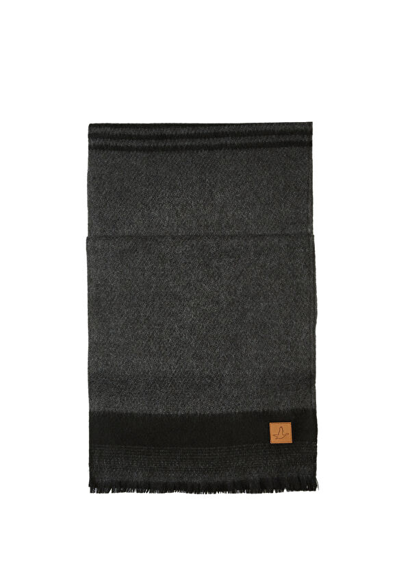 Beymen Club Siyah Gri Erkek Atkı - 2