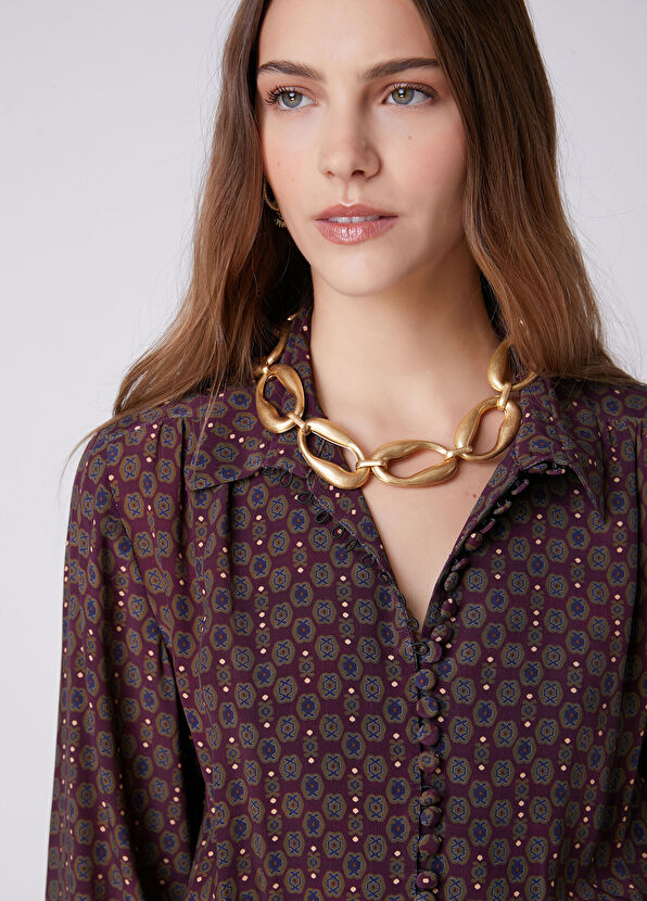 Beymen Club Gold Big Link Chain Women's Necklace - 2