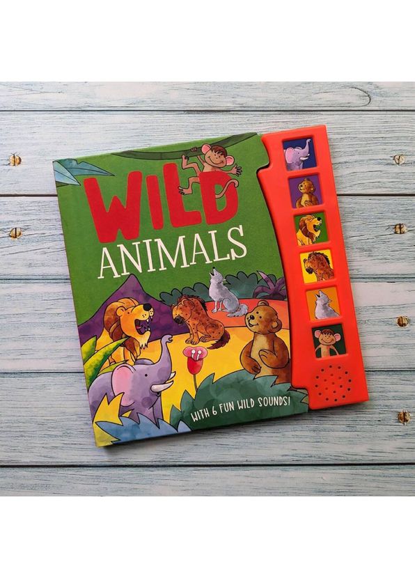 North Parade Publishing - Wild Animals 6 Button Sound Book Yabancı Dil ...