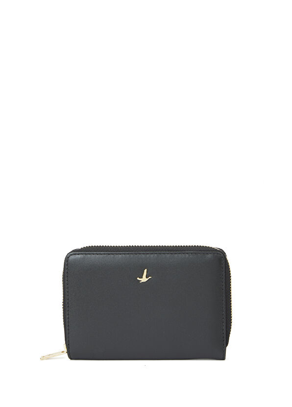 Beymen Club Siyah Logolu Kadın Deri Cüzdan - 1