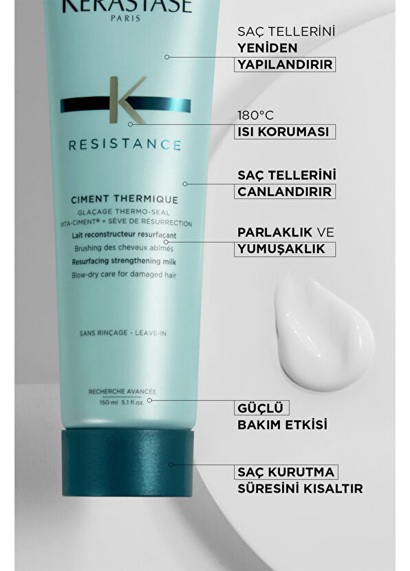 Kerastase Ciment Thermique-Heat Activated Reconstructive Milk 150 ml - 2