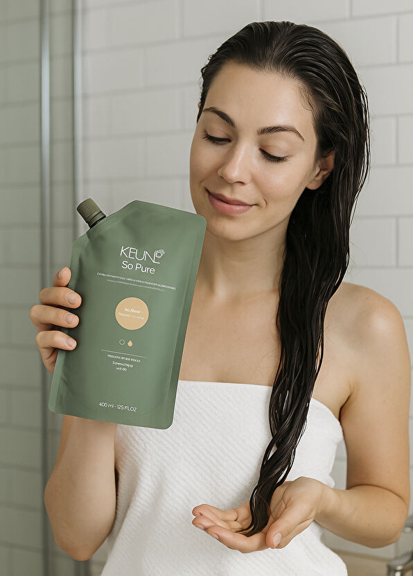 Keune So Pure Polish Düzleştirici Refill Saç Kremi 400 ml - 2